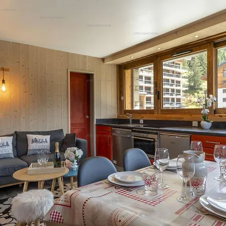 Confortable Pour 6 A Courchevel, Acces Direct Aux Pistes - Fr-1-864-2 * 谷雪维尔