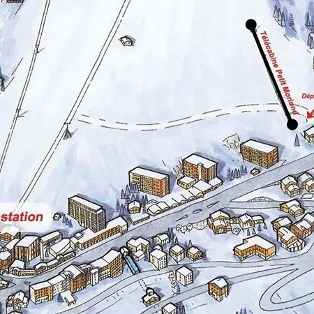 Confortable Pour 6 A Courchevel, Acces Direct Aux Pistes - Fr-1-864-2 谷雪维尔