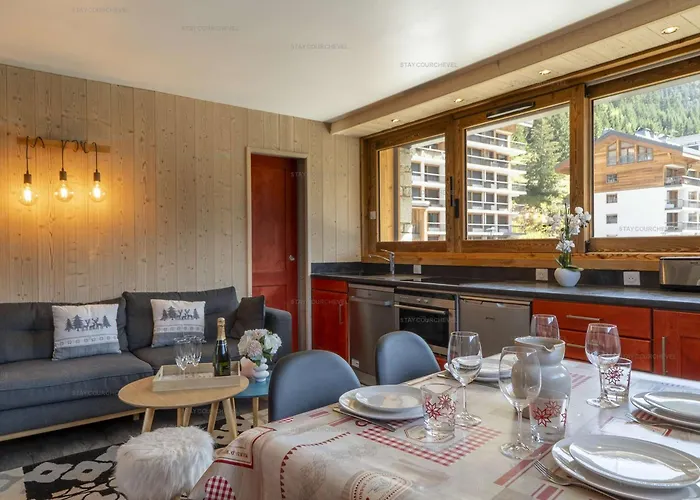 Confortable Pour 6 A Courchevel, Acces Direct Aux Pistes - Fr-1-864-2 * 谷雪维尔