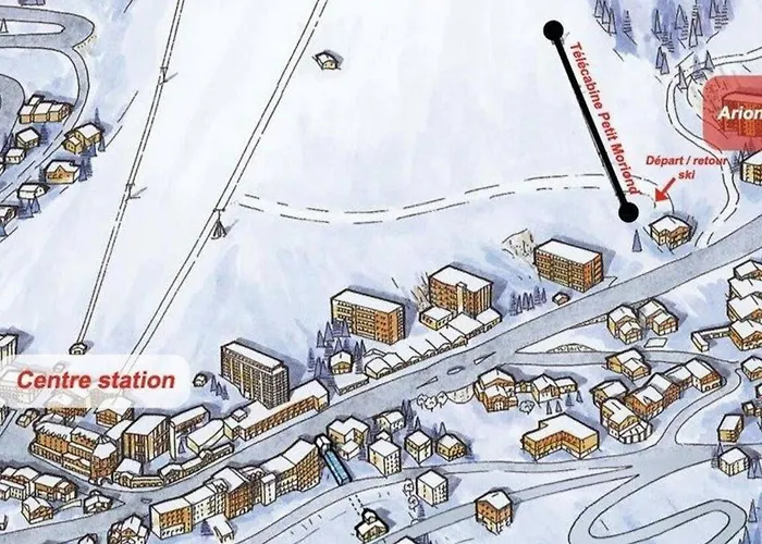 Confortable Pour 6 A Courchevel, Acces Direct Aux Pistes - Fr-1-864-2 谷雪维尔